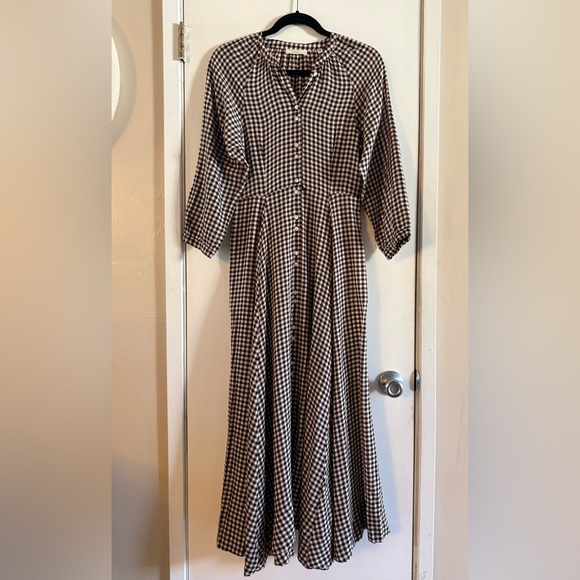 Doen Madelaine Dress in Delphine Plaid - Picture 3 of 9